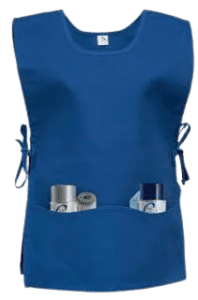 Ask Cindy's Protective/Utilitarian Apron in blue