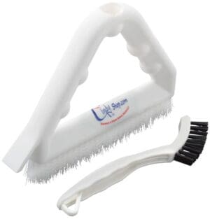 Ask Cindy Shop, Ergonomic Grout Brush with Small Edging Brush