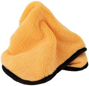 Ask Cindy Shop, Ask Cindy's Ultra Plush Golden Microfiber Dusting Towel detail