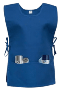 Ask Cindy's Protective/Utilitarian Apron in blue