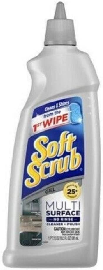 A bottle of Soft Scrub with nozzle