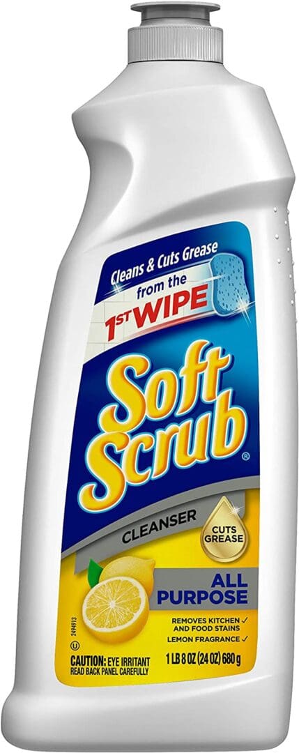 A bottle of Soft Scrub