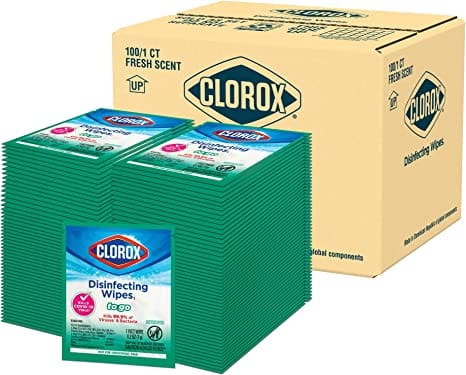 Two boxes of cleaning solutions